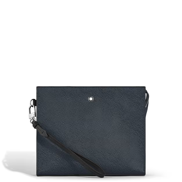 Montblanc Borsa Pochette Sartorial Blu e Nera