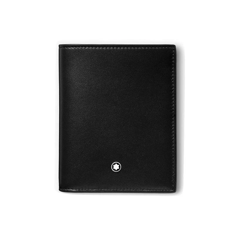 Montblanc Meisterstück Portafoglio Uomo Nero 6 Tasche