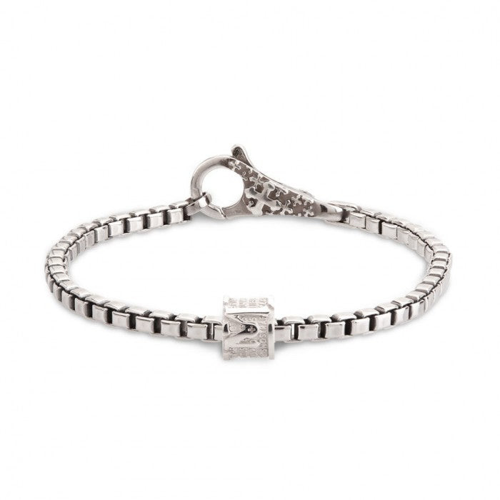 TUUM Bracciale Donna Maglia Veneziana | Argento 925 | Doppia Chiusura