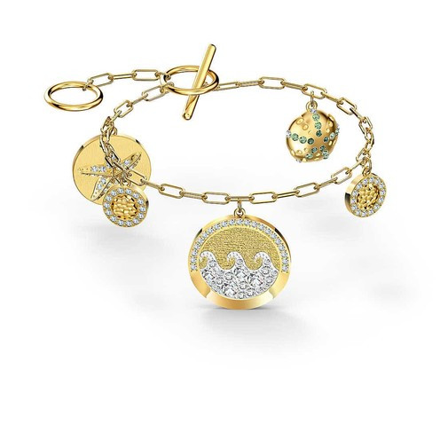 Swarovski Bracciale Donna Shine Clear Crystal Pavé | Lega Antiallergica | Oro