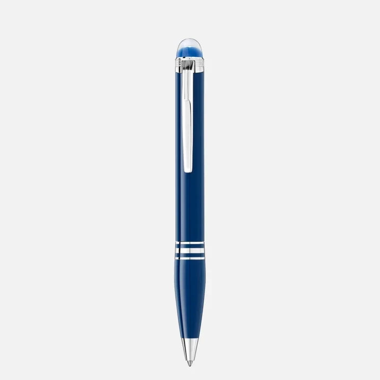 Montblanc | Penna a sfera | StarWalker Blue | Resina blu | Finitura platino