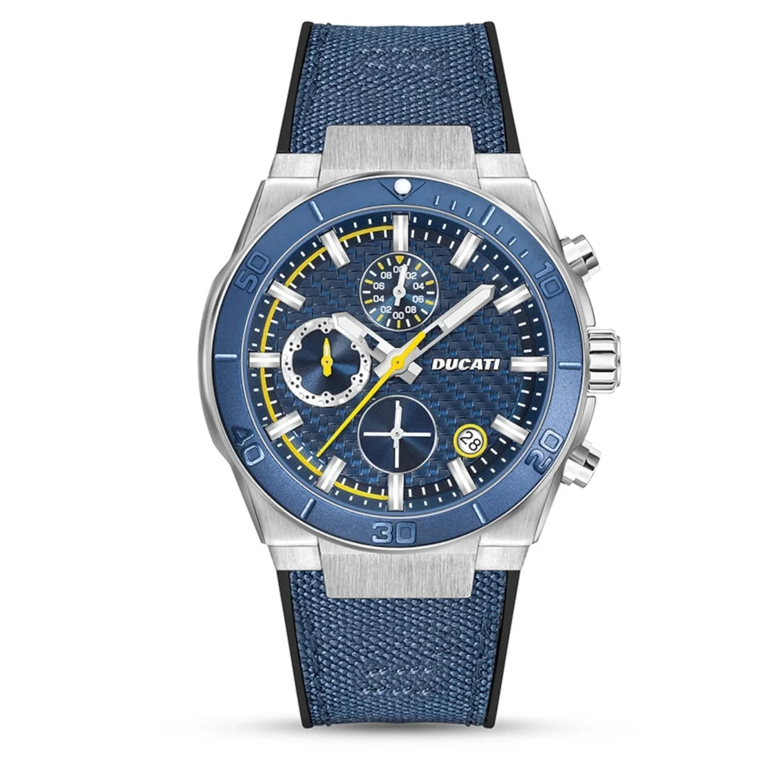 Ducati Corse Crono Orologio Uomo Acciaio e Blu