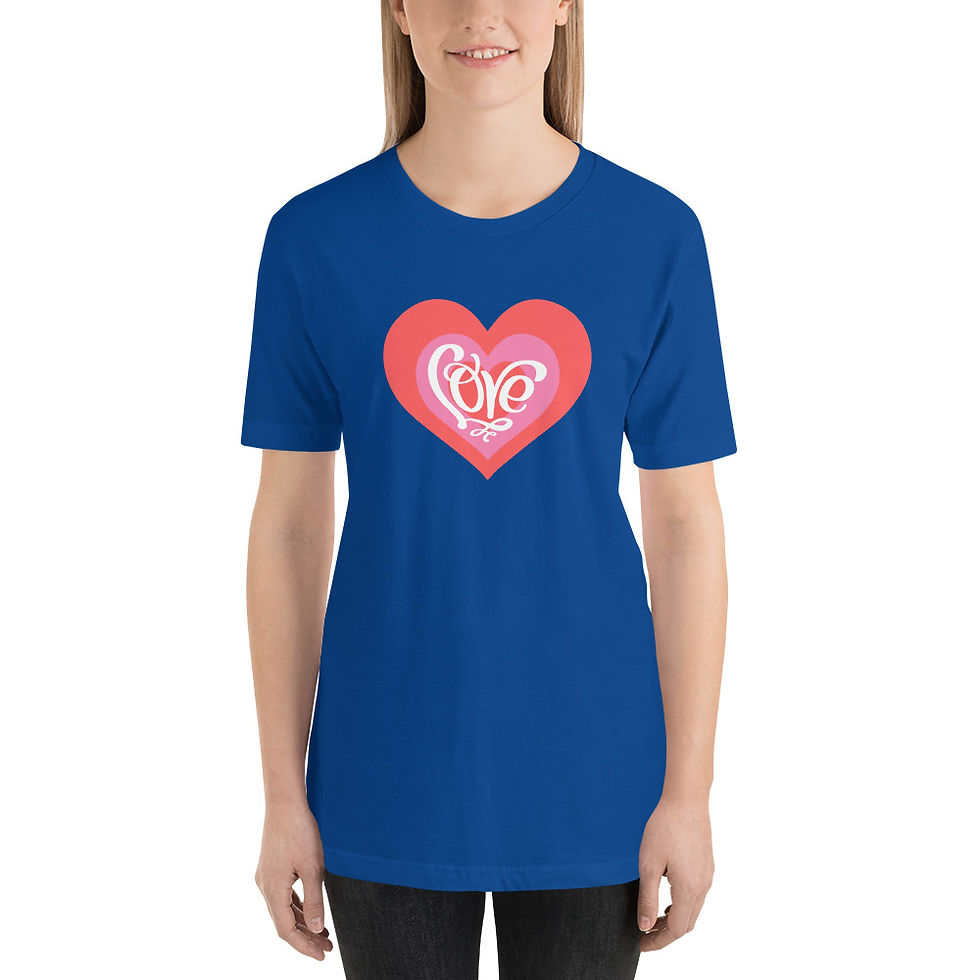 Thumbnail: Love - Big hearted t-shirt - 9 colors