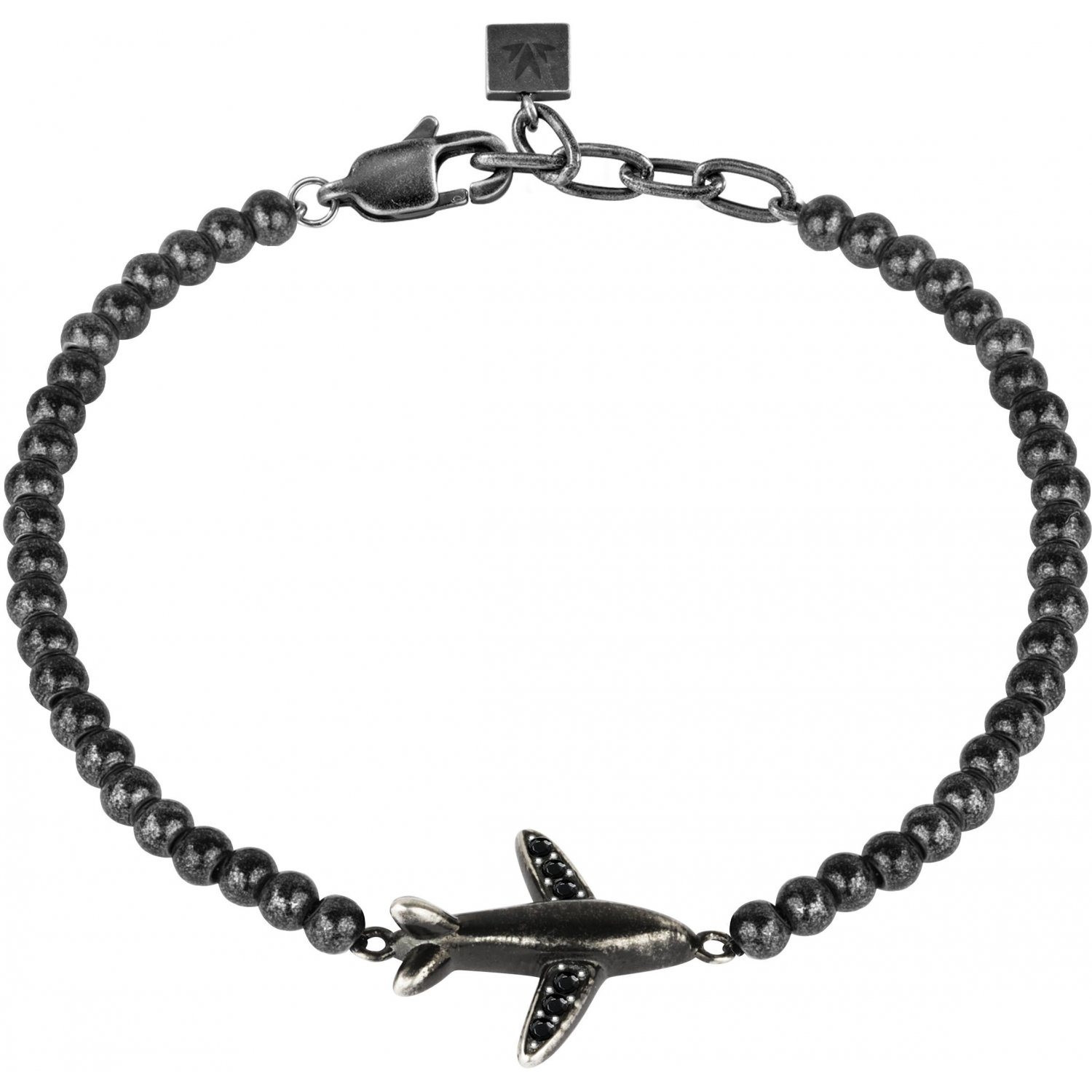 Bracciale Morellato Uomo Vela in Acciaio Nero