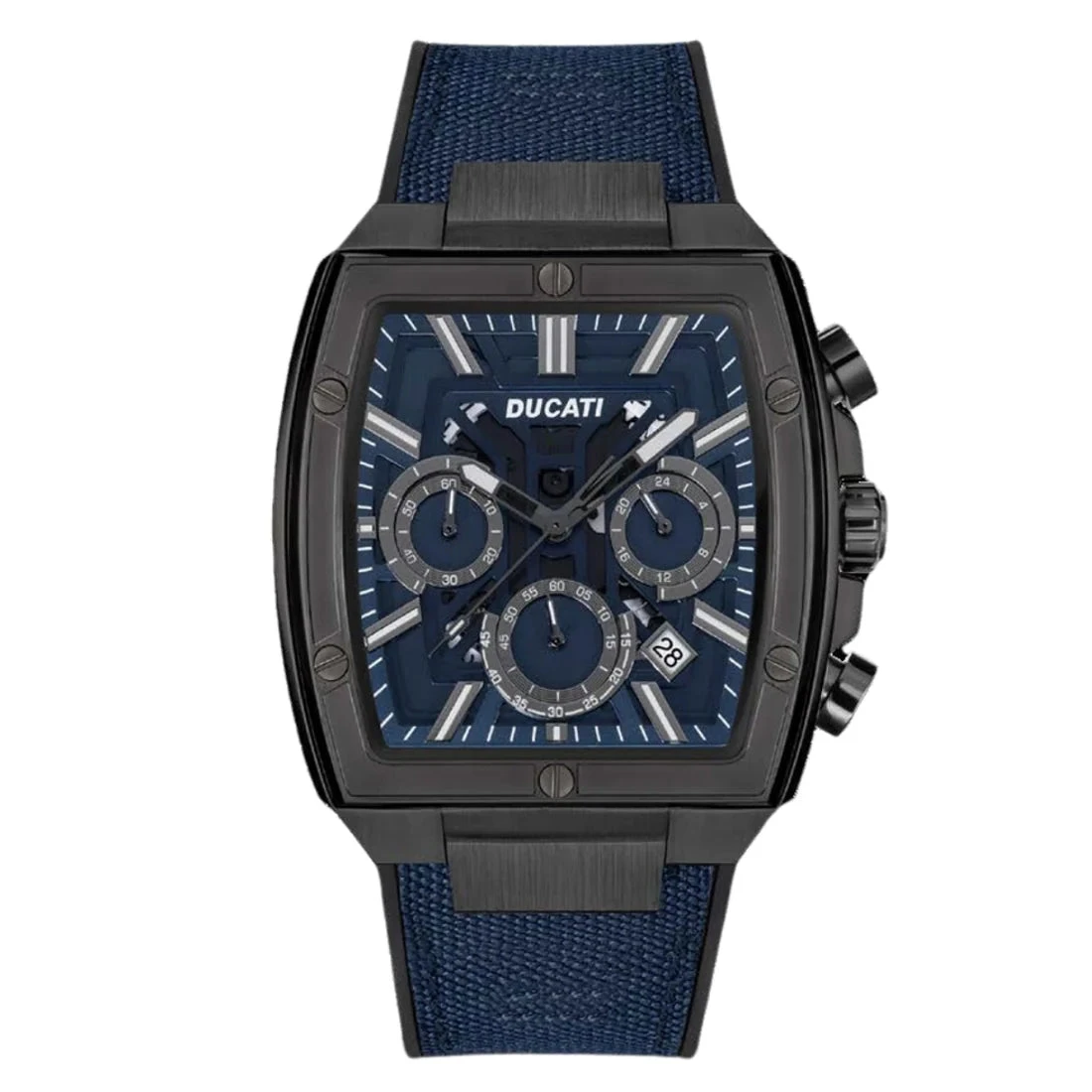 Ducati Corse Crono Orologio Uomo Nero e Blu