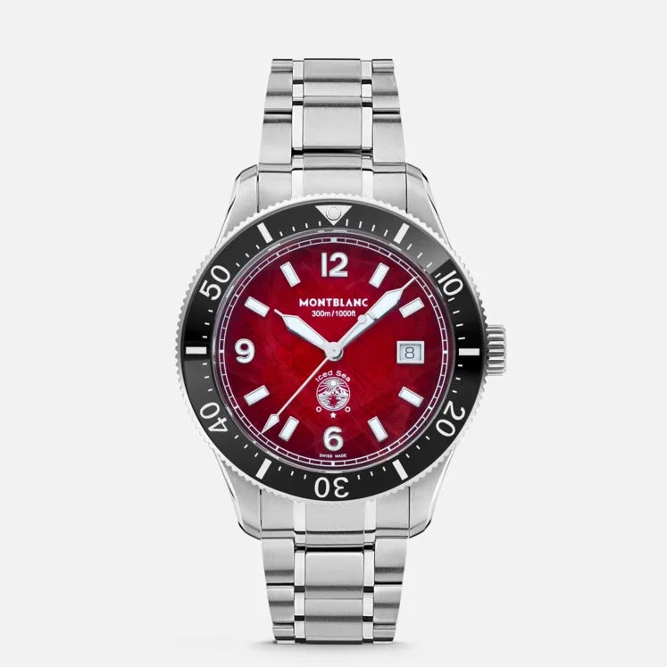 Montblanc Orologio Uomo Iced Sea Automatic Date | Acciaio | Ceramica Nera