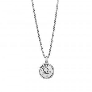 Nomination collana unisex segno Bilancia in argento 925