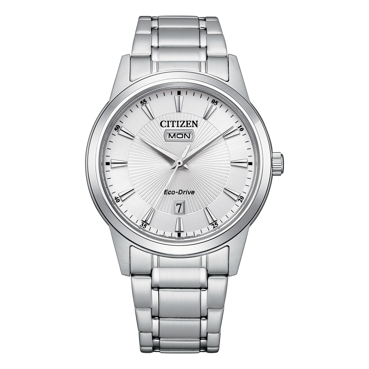 Citizen Classic Eco-Drive Uomo Acciaio Quadrante Argento