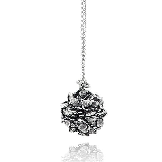 Giovanni Raspini Collana Donna Pendente Boule Farfalle | Argento 925 | 90cm
