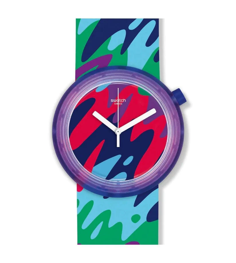 Swatch Orologio Uomo Cassa 45mm Colorata | Plastica | Resistente 30m