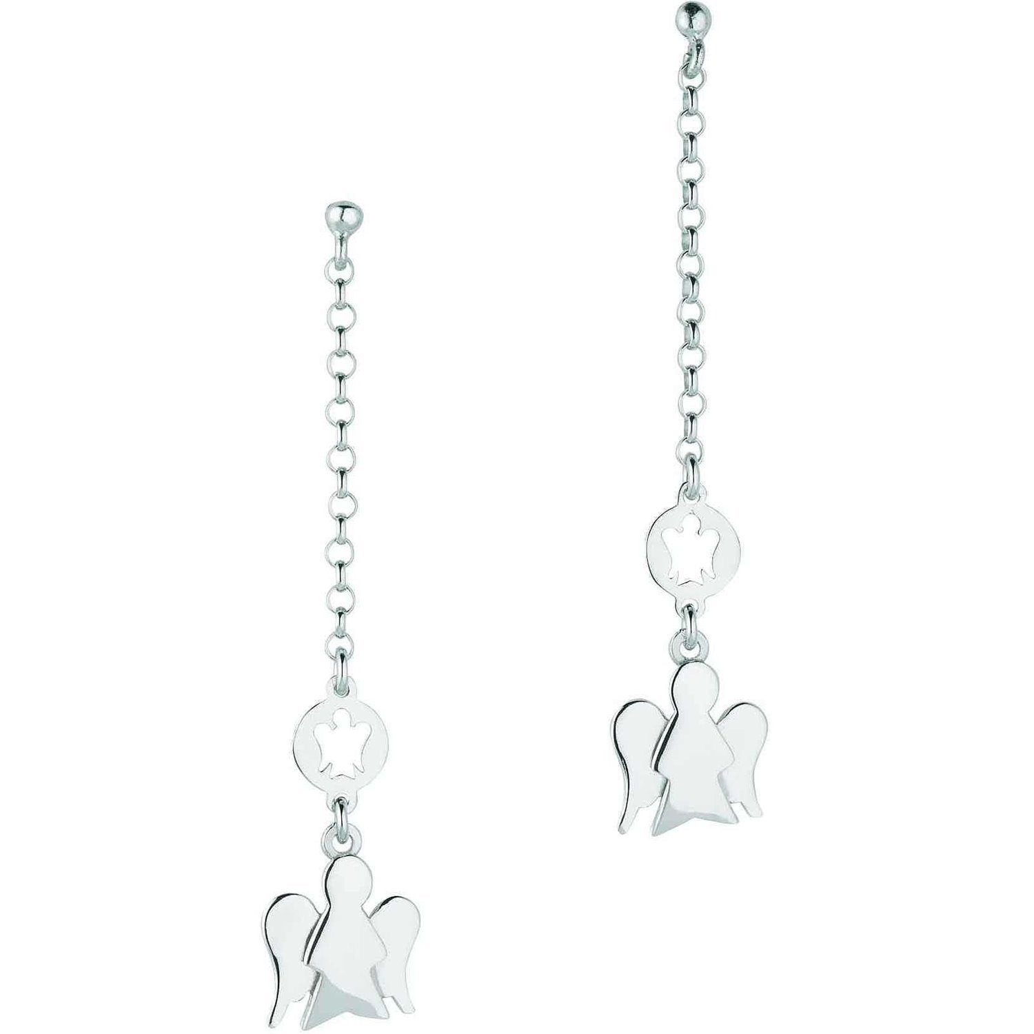 Roberto Giannotti Orecchini Donna Pendenti Angelo | Oro Bianco 9KT | NKT156B