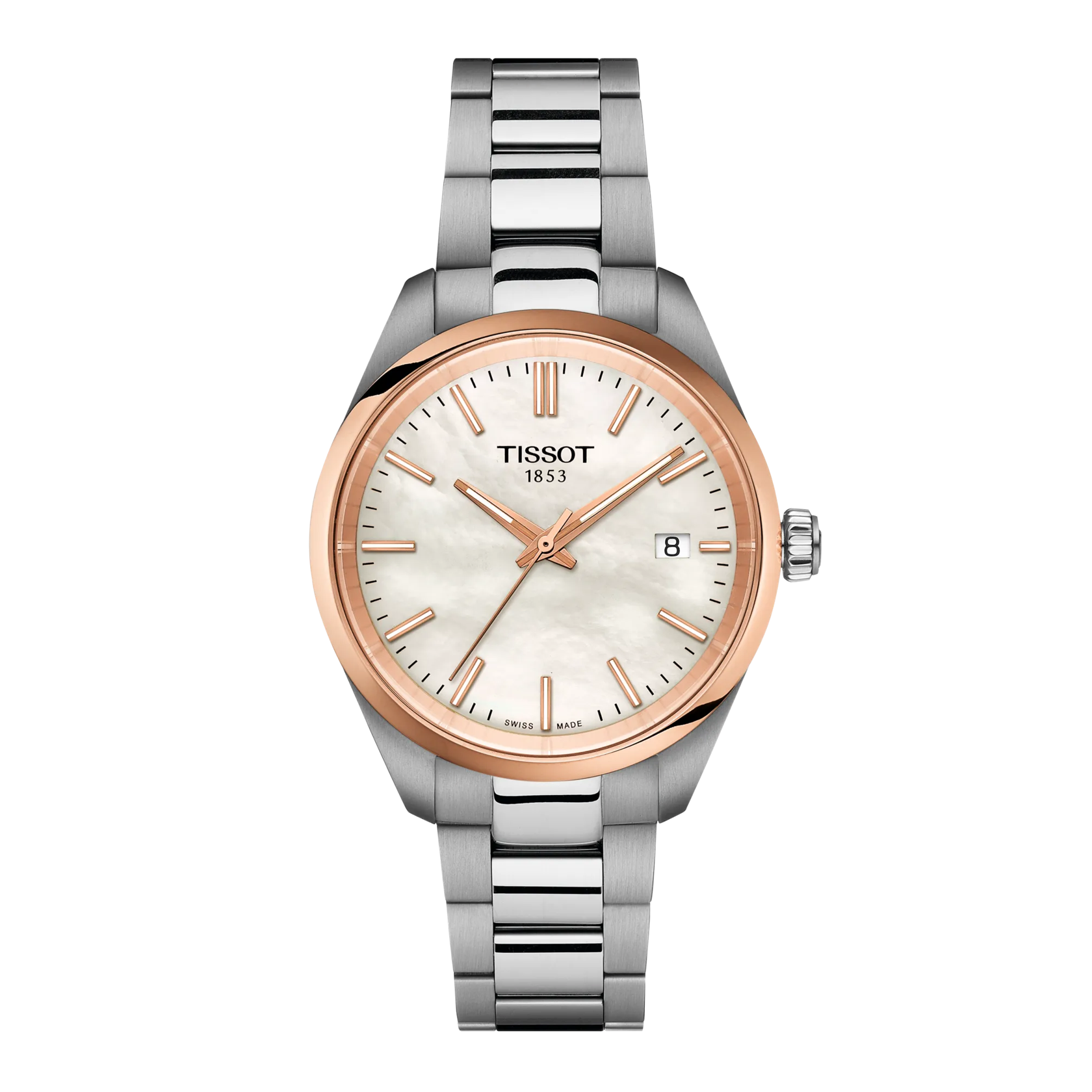 Tissot | Orologio Donna | PR 100 34mm | Acciaio PVD Oro Rosa | Madreperla