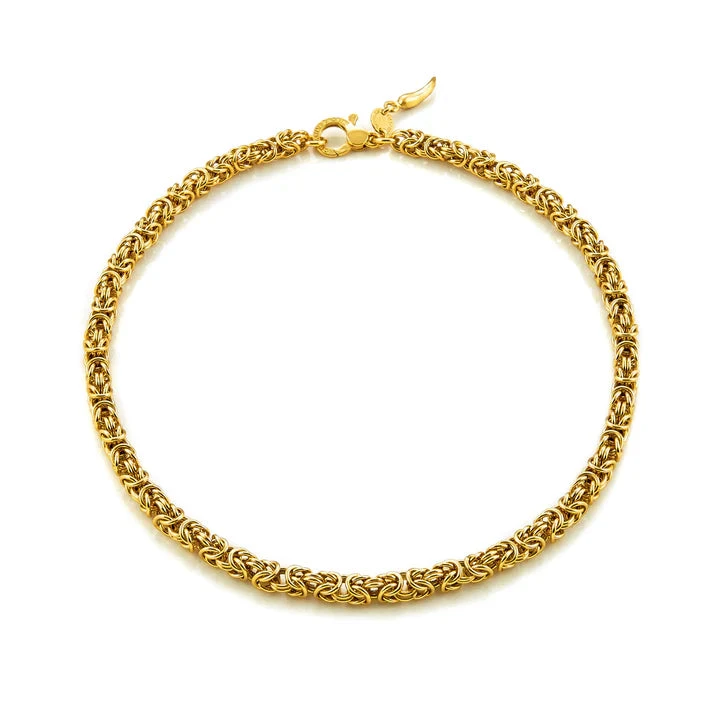 Giovanni Raspini | Collana Donna | Bizantina | Argento 925 Dorato | 46 cm