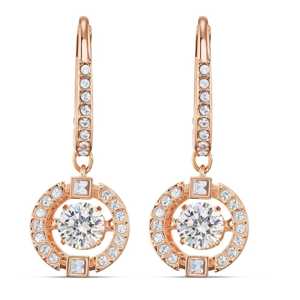 Swarovski | Orecchini Donna | Sparkling pendenti | Placcato oro rosa | Zirconia