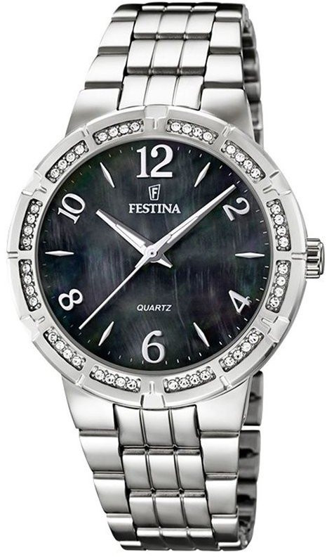Festina Orologio Mademoiselle Nero in Acciaio da Donna