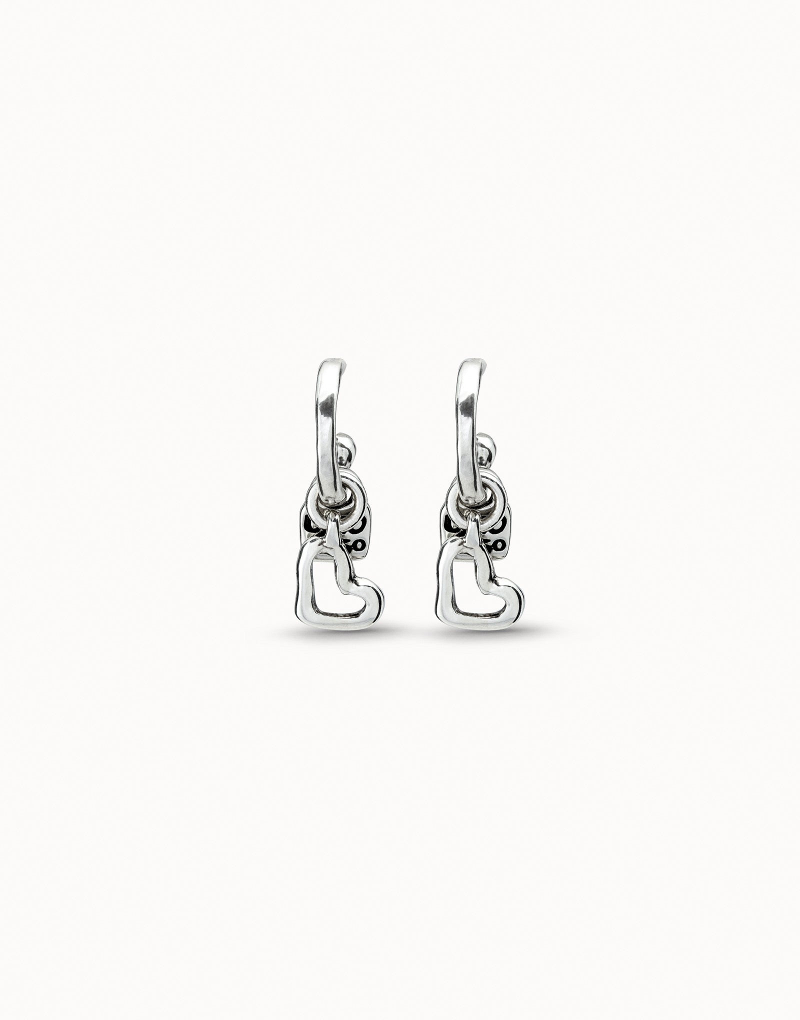 UNOde50 Orecchini Donna Lucky Charms | Argento Placcato | Ciondolo Cuore