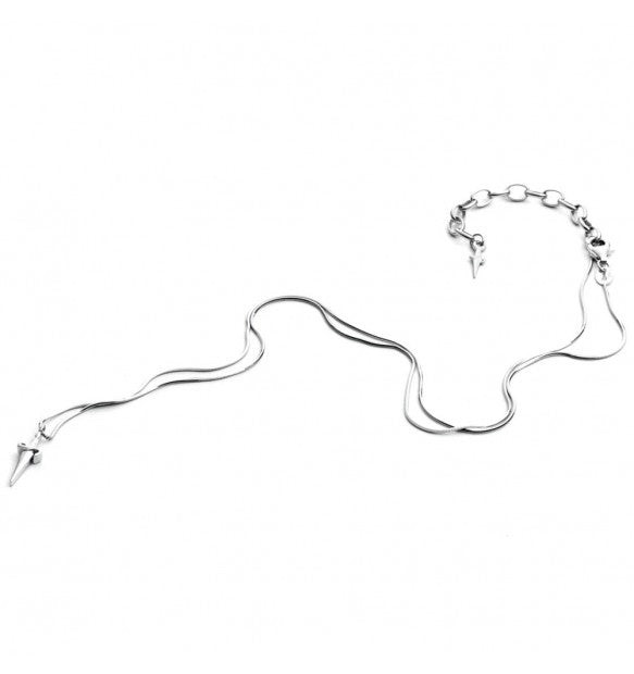 Paciotti Collana Uomo Pugnale Pendente | Argento | 45,5+5 cm