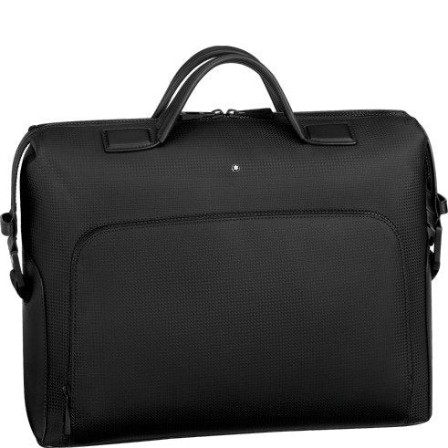 Montblanc Borsa Portadocumenti Extreme 2.0 | Pelle Pieno Fiore | Fibra Carbonio