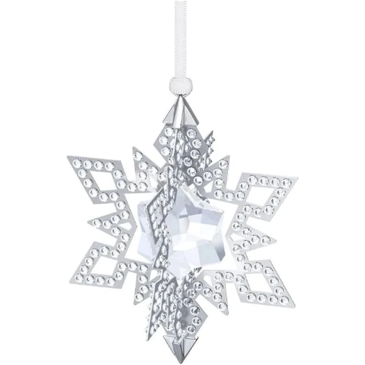 Swarovski Statuina Stella di Natale Scintillante | Cristalli Swarovski | 7x9x7cm