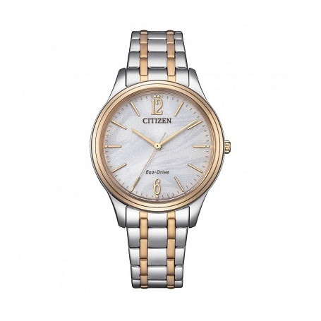Citizen Orologio Donna Eco-Drive EM0416-78A Bicolore Acciaio Rosé