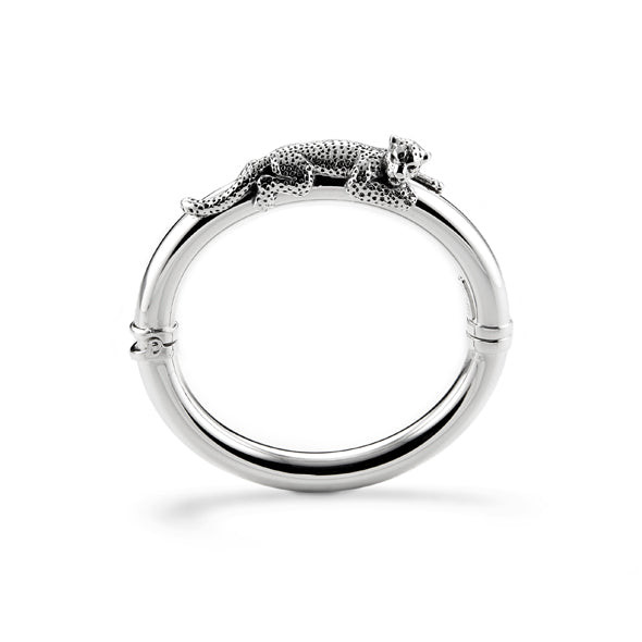 Giovanni Raspini Bracciale Donna Leopardo | Argento 925 | Apertura a molla
