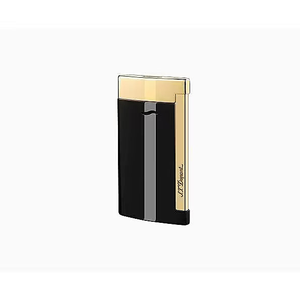 S.T.Dupont Accendino Slim 7 Ultrapiatto 7 mm | Cromo & Lacca | Fiamma a Torcia