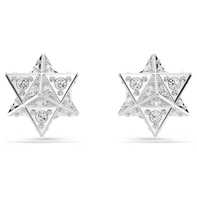 Swarovski Orecchini Lobo Sfera Pavé | Cristalli placcati rodio | Dextera