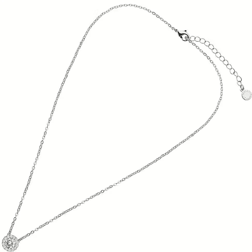 Ottaviani Collana Punto Luce con Cubic Zirconia Silver