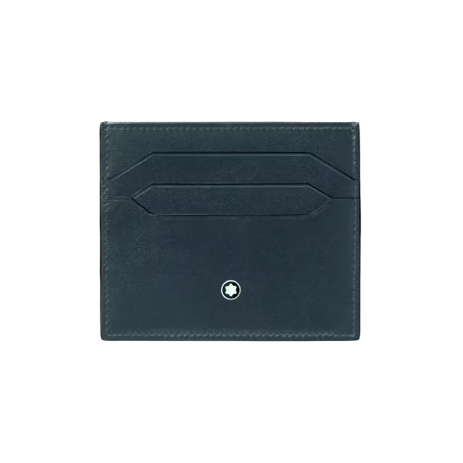 Porta carte Montblanc Meisterstück in pelle di vitello blu 220448