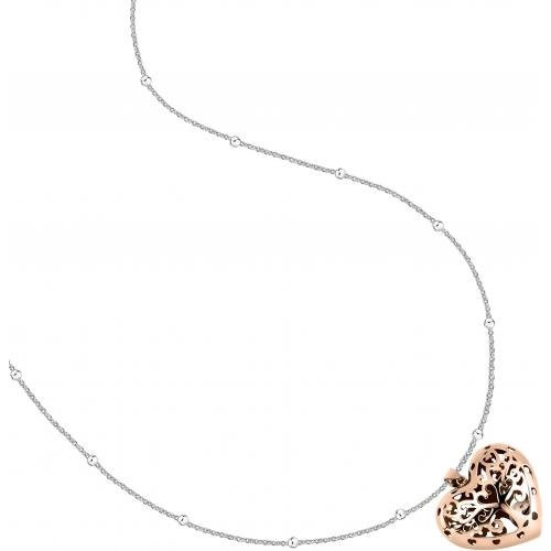 Collana Morellato Donna Talismani in Acciaio con Cuore Oro Rose