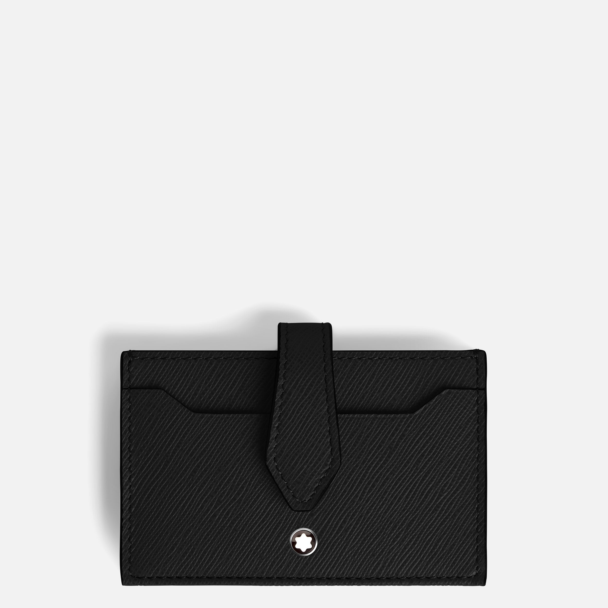 Montblanc Porta Carte Uomo 5 Scomparti | Pelle Saffiano | Nero Sartorial