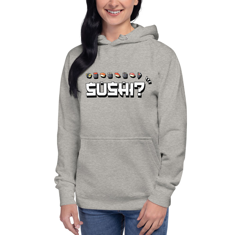 Miniatura: Sushi? - Felpa unisex con cappuccio - 5 colori