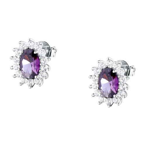 Orecchini Morellato Duchessa con zirconi viola