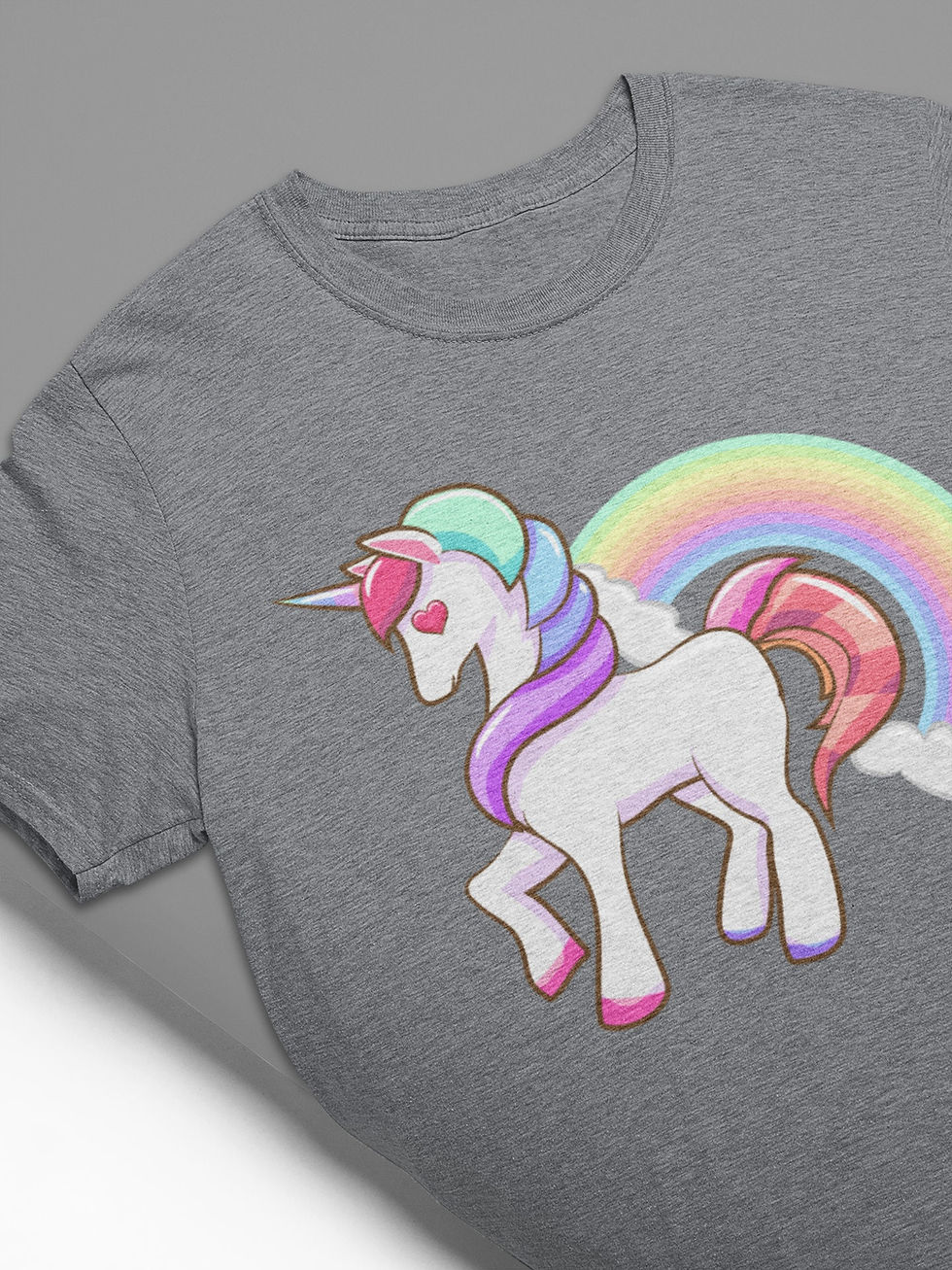 Thumbnail: Unicorn Rainbow Tshirt – Unicorn Birthday, Unicorn Shirt, Unicorn Party, Rai...