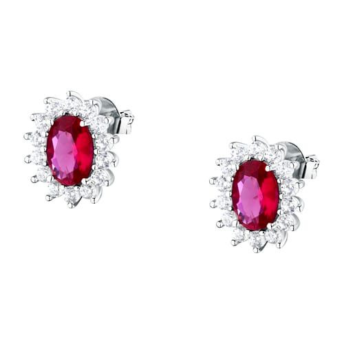 Orecchini Morellato Duchessa con zircone rosso