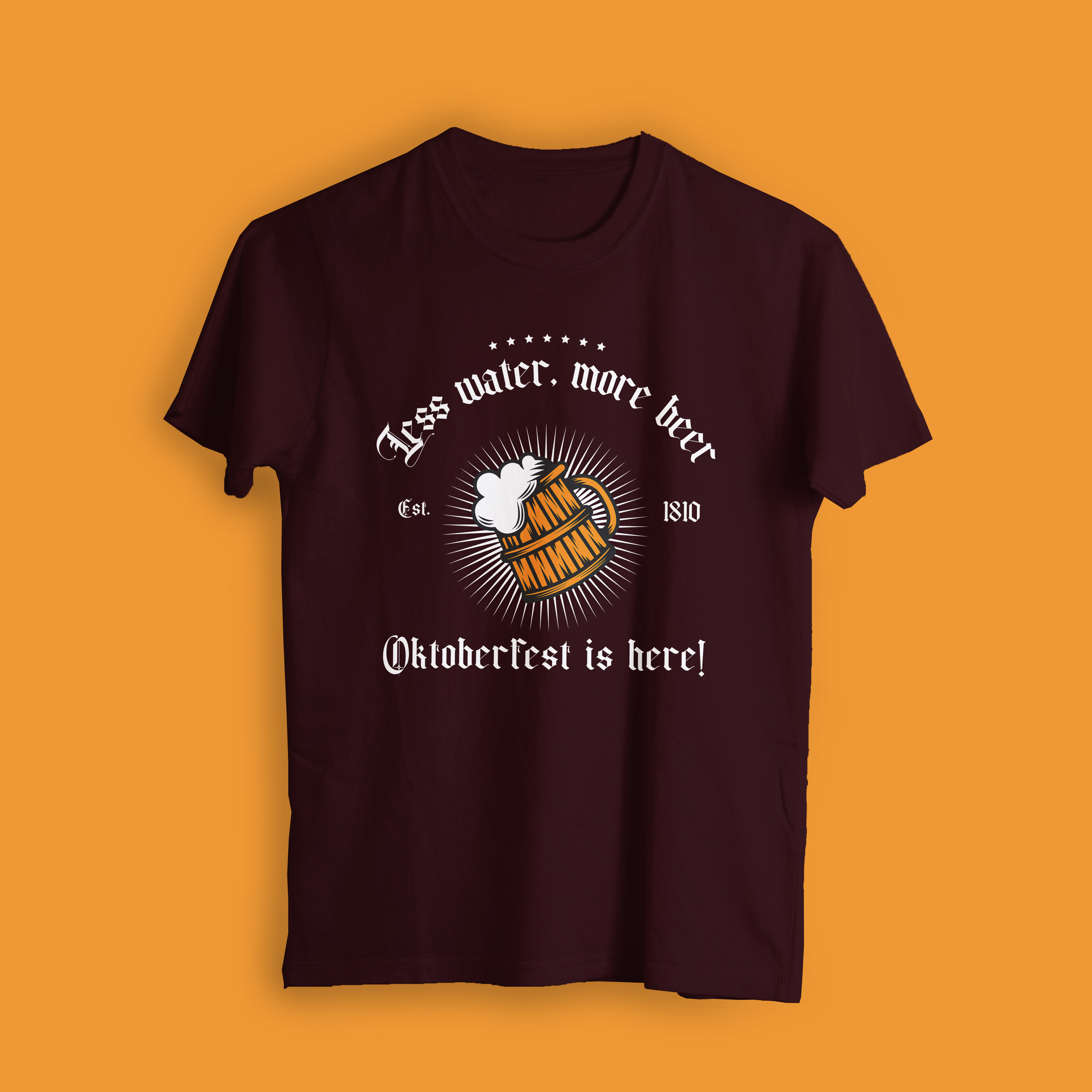 Less Water, More Beer - OktoberFest is here! - 8 colori disponibili