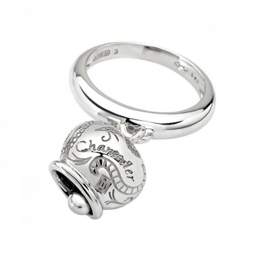 Chantecler Suamèm Anello Campanella Media in Oro Bianco 9 Kt
