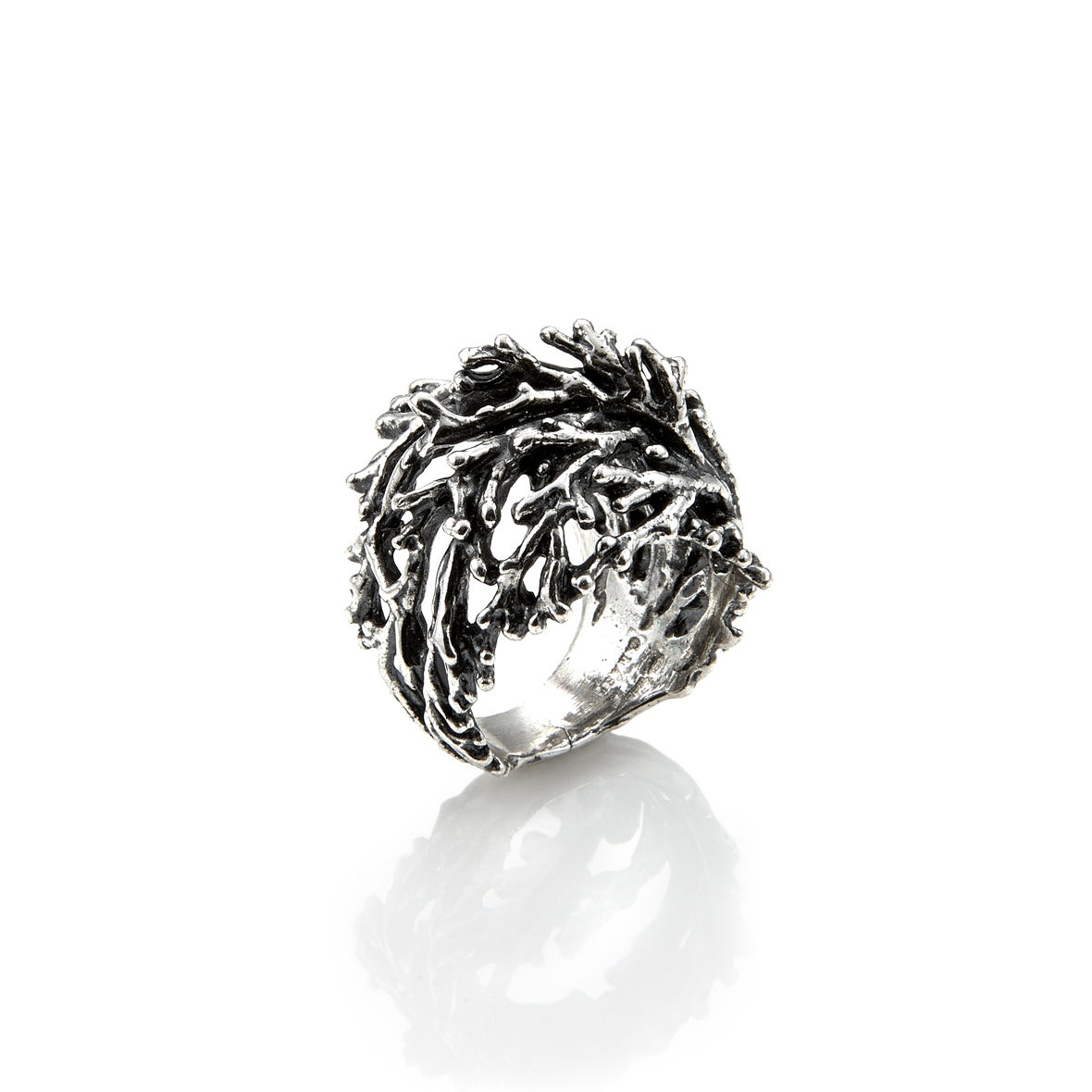 Giovanni Raspini | Anello Donna | Super Coral | Argento 925 | Collezione Coral