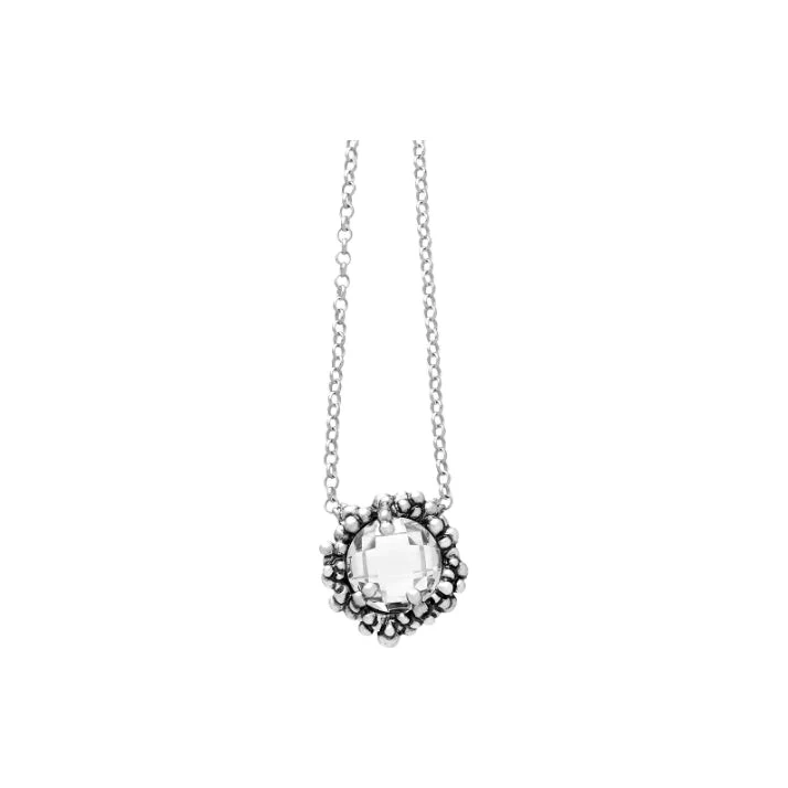 Giovanni Raspini Collana Pendente Shine con Zircone | Argento e Zircone | 45 cm