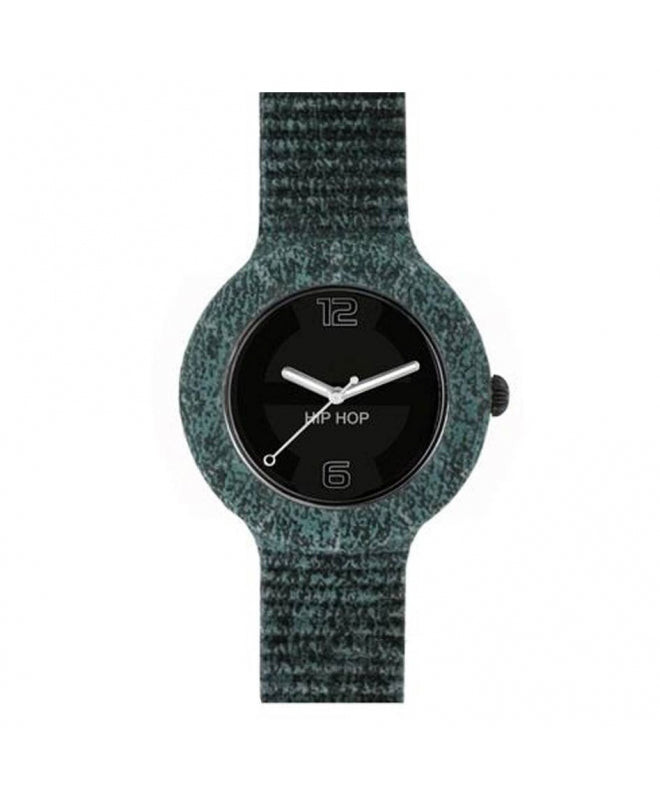 Hip Hop | Orologio Uomo | Vintage Verde | Silicone | Quadrante Nero 42 mm
