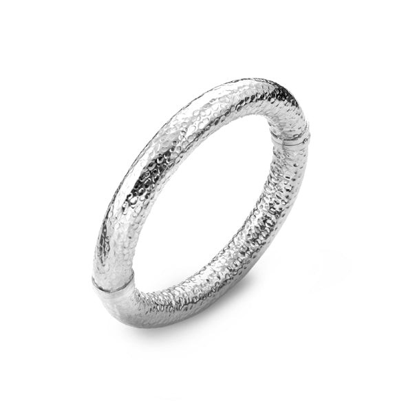 Giovanni Raspini Bracciale Donna Bangle Rock Grande | Argento 925 | Fatto a Mano