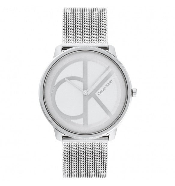 Calvin Klein Orologio Uomo Solo Tempo Iconic Mesh | Acciaio Inox | Maglia Milano