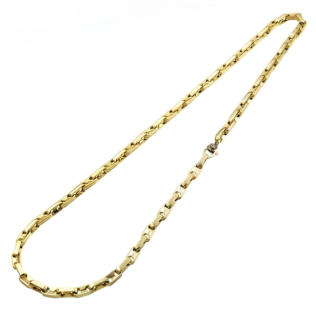 Chimento Collana Uomo con Diamante 50 cm | Oro Giallo 18kt | 27,3 g