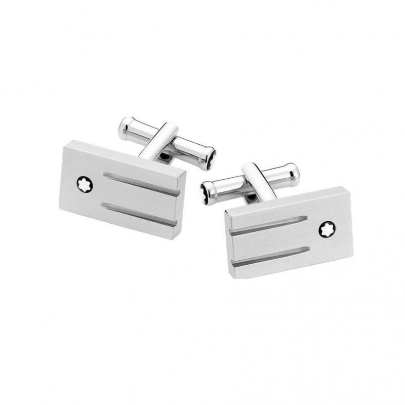 Montblanc Gemelli Uomo Rettangolari | Acciaio Inossidabile | Contemporaine