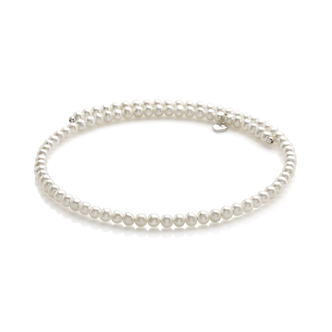 Chantecler Collana Girocollo Donna in Perle e Argento 925