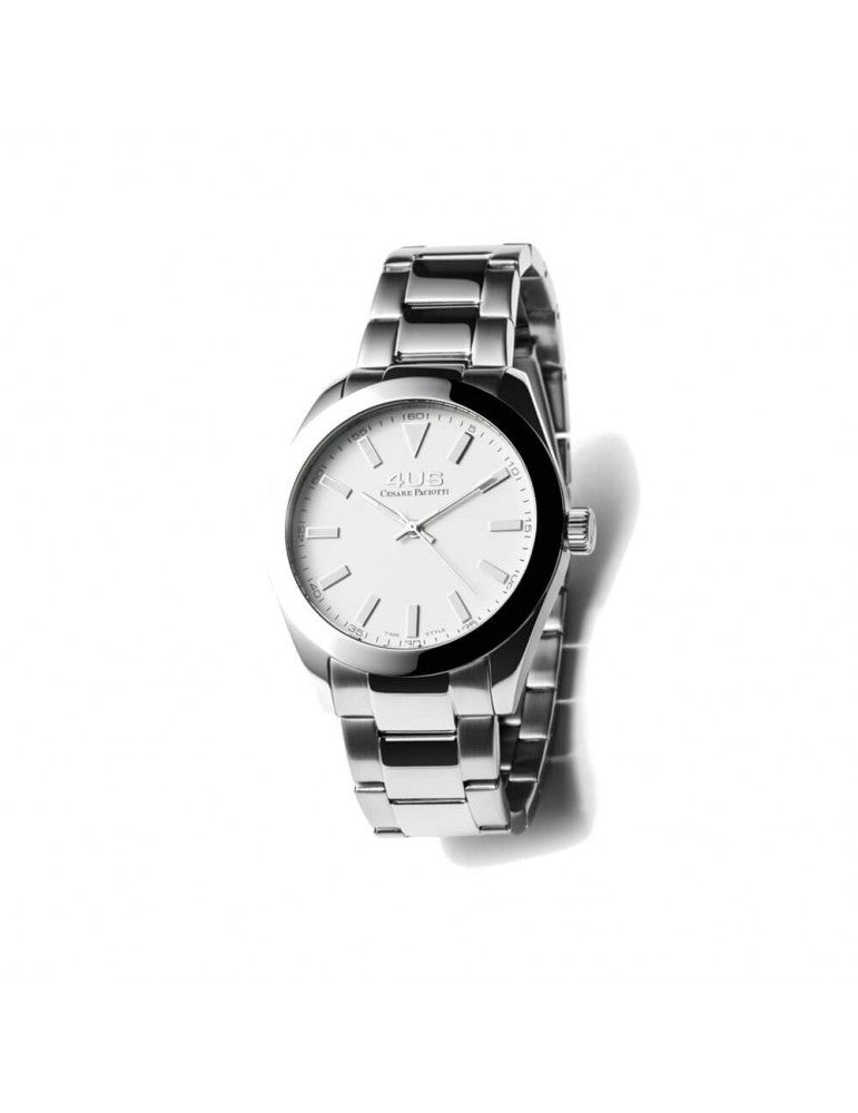 Cesare Paciotti Orologio Donna Solo Tempo Smooth | Acciaio | Quadrante Bianco