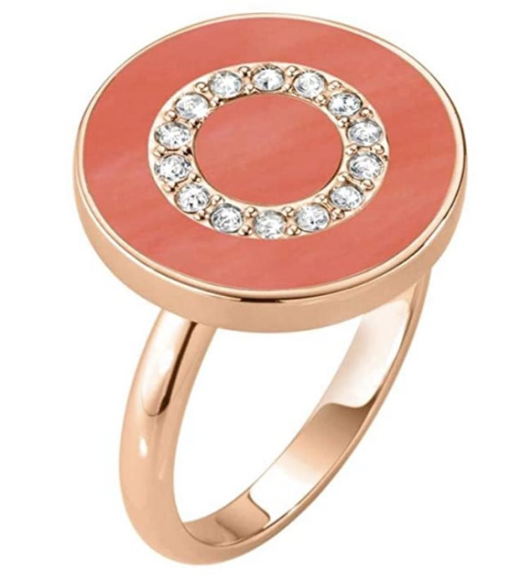 Anello Morellato Donna in Argento Oro Rosa con Cristalli SALX18014