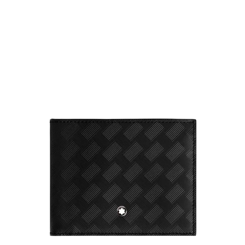 Montblanc Portafoglio Uomo Extreme 3.0 | Pelle di Vitello | Nero/Bordeaux