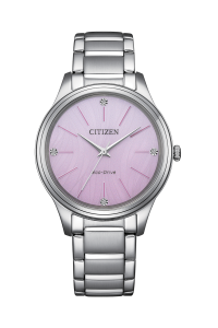 Citizen Orologio Donna Eco-Drive | Acciaio | Quadrante Rosa