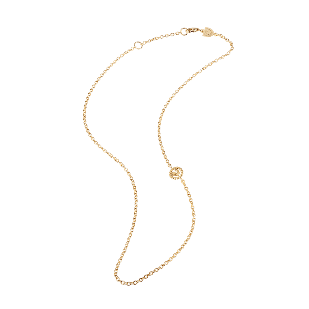 Chantecler Collana Donna Intercalare Galletto Rolo | Oro Giallo 9Kt | 45 cm